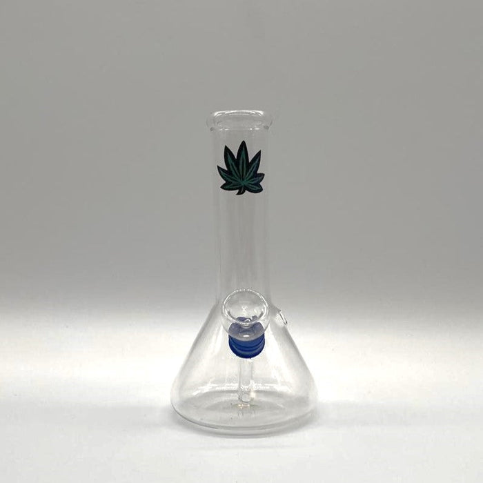 Stamped Glass Water Pipe 6" - Assorted Designs_3