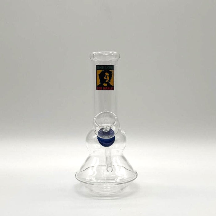 Stamped Glass Water Pipe 6" - Assorted Designs_2