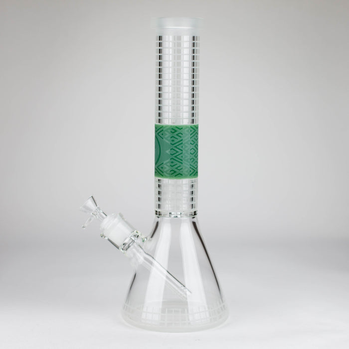 14" Beaker Base Glass Bong  [C1035-CC268]