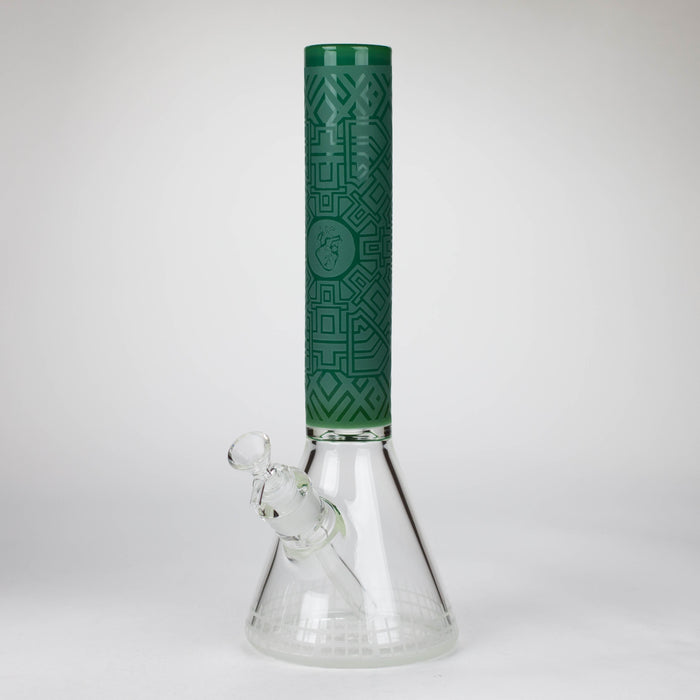 14" Beaker Base Glass Bong  [C1037-CC268]