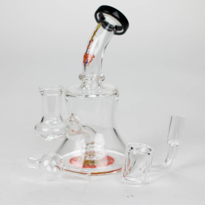 Xtreme | 5" Oil Rig with quartz banger [BT4409]