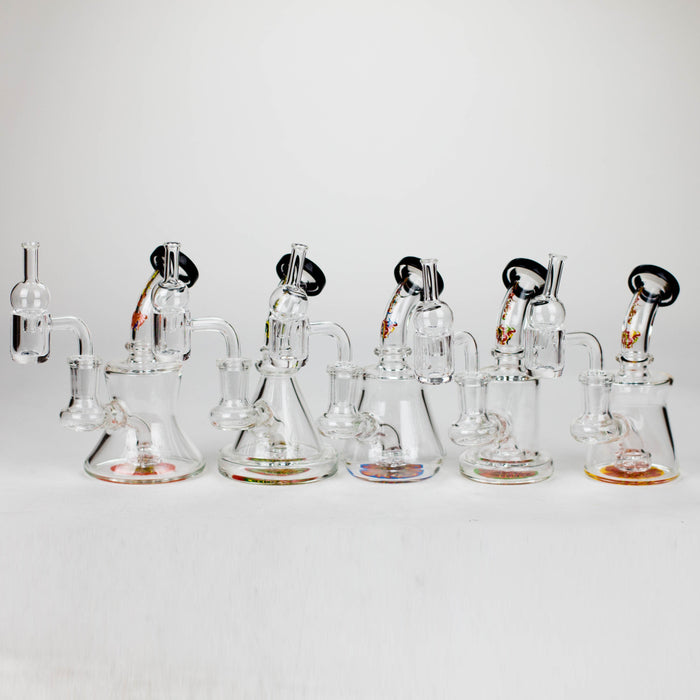 Xtreme | 5" Oil Rig with quartz banger [BT4409]