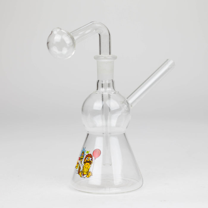 6.5" glass oil rig sticker