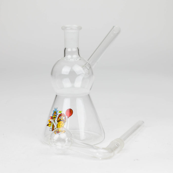 6.5" glass oil rig sticker