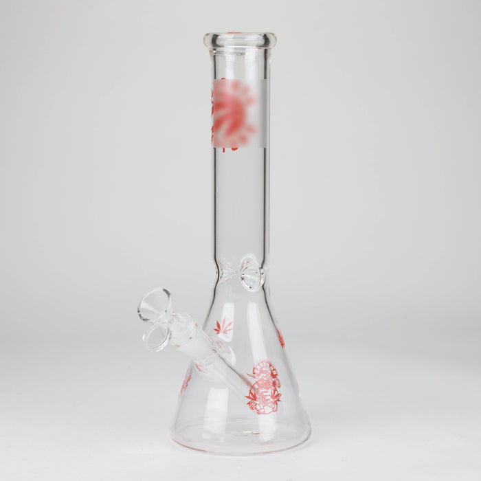 12" TR beaker glass bong