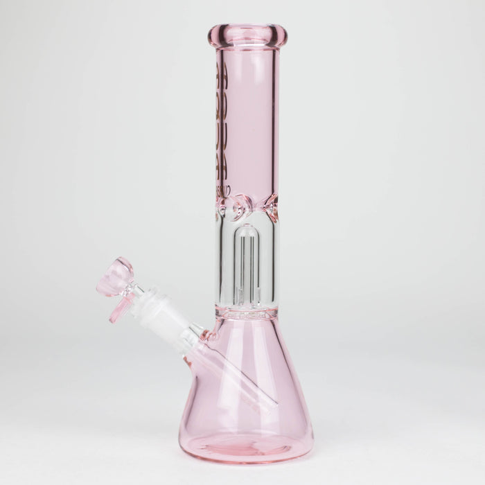 AQUA | 10″ Glass Bong with Percolator & Bowl [B2]