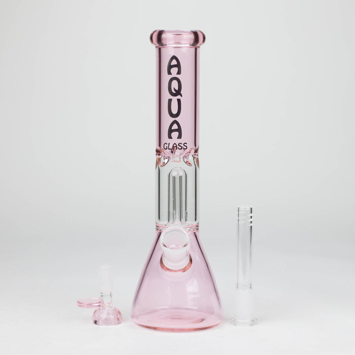 AQUA | 10″ Glass Bong with Percolator & Bowl [B2]