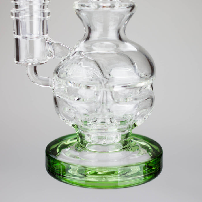 Infyniti | 6" Double glass recycle rig with shower head diffuser [GP1935]