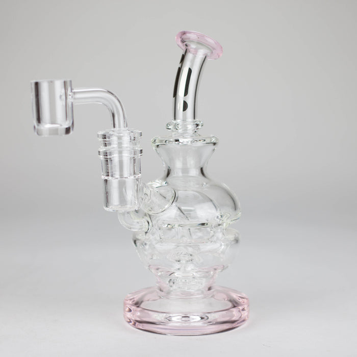 Infyniti | 6" Double glass recycle rig with shower head diffuser [GP1935]