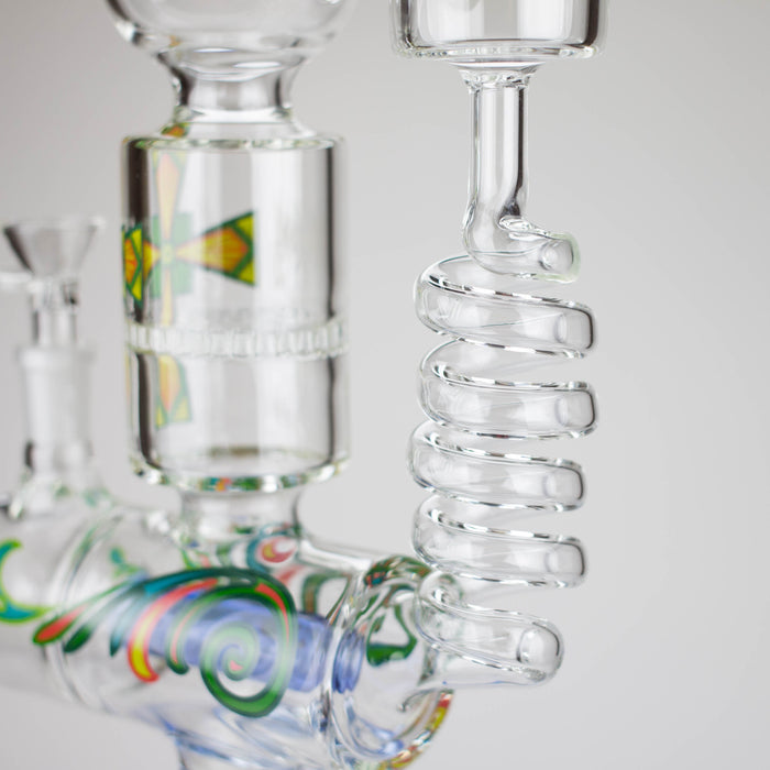 WENEED | 12.5" Twiststream Glass Bong