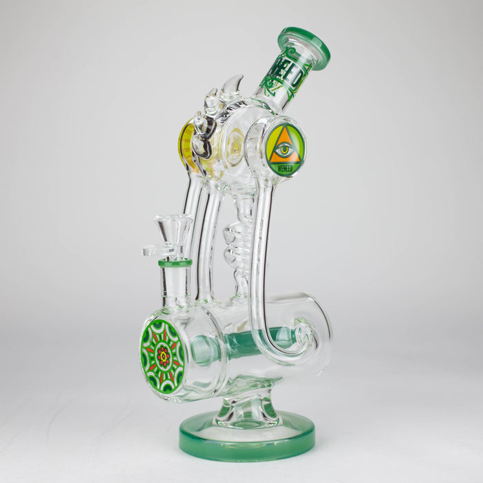 WENEED | 12" Twisting Tide Glass Bong