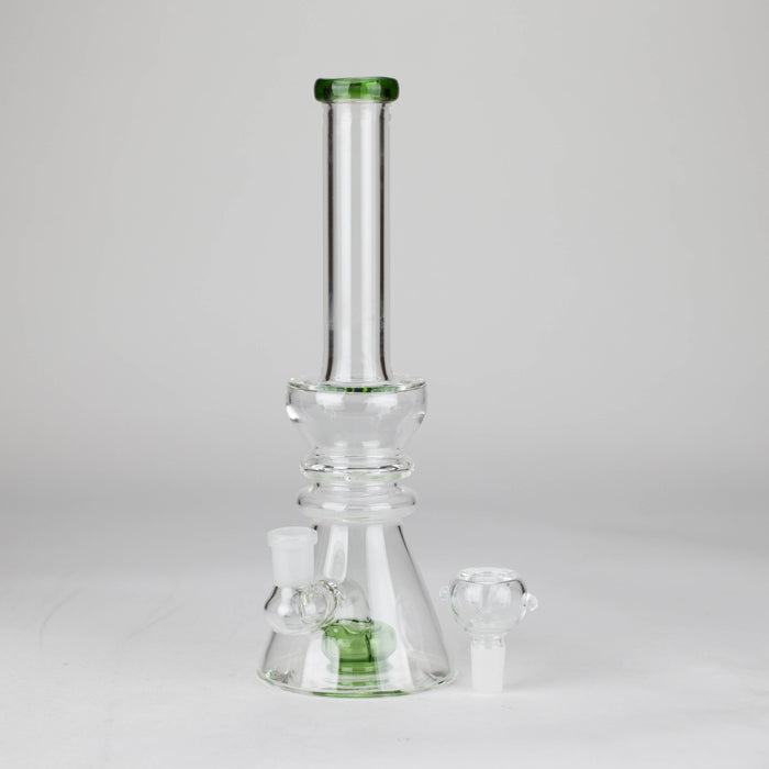 11" Showe head water diffuser glass bong