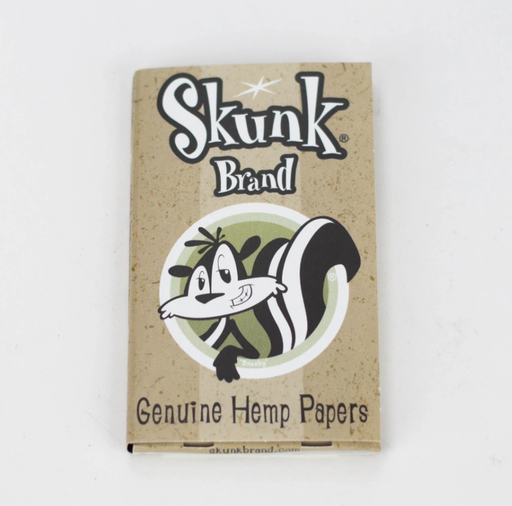 Skunk Brand Hemp Rolling Papers Single Wide Box of 25_1