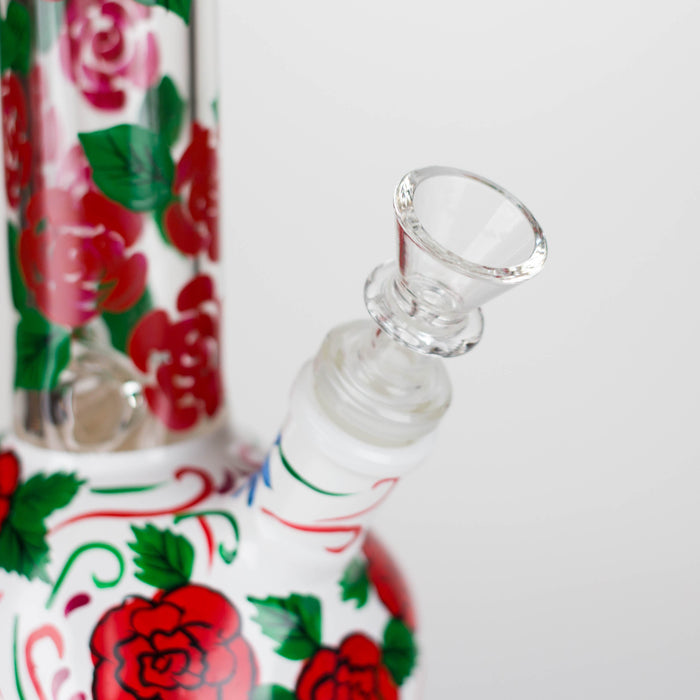 10" Sugar Skull-Themed glass bong [SK Series]