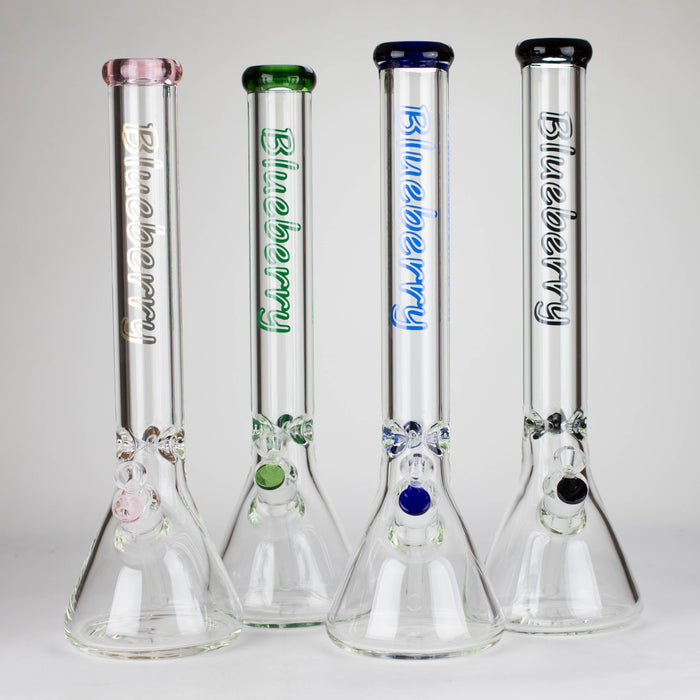 Blueberry | 18 inch 9mm Classic Beaker Bong [L712 ]