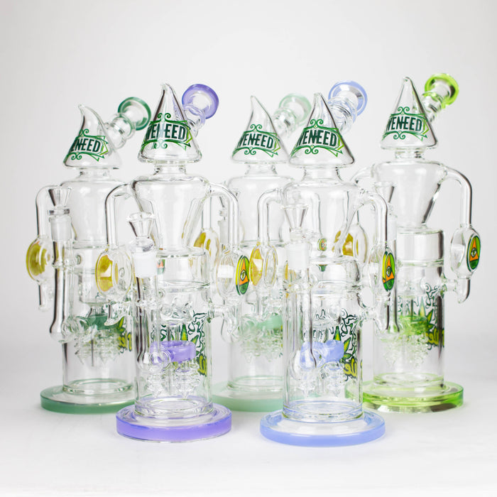 WENEED | 13.5" Halo Spire Glass Bong