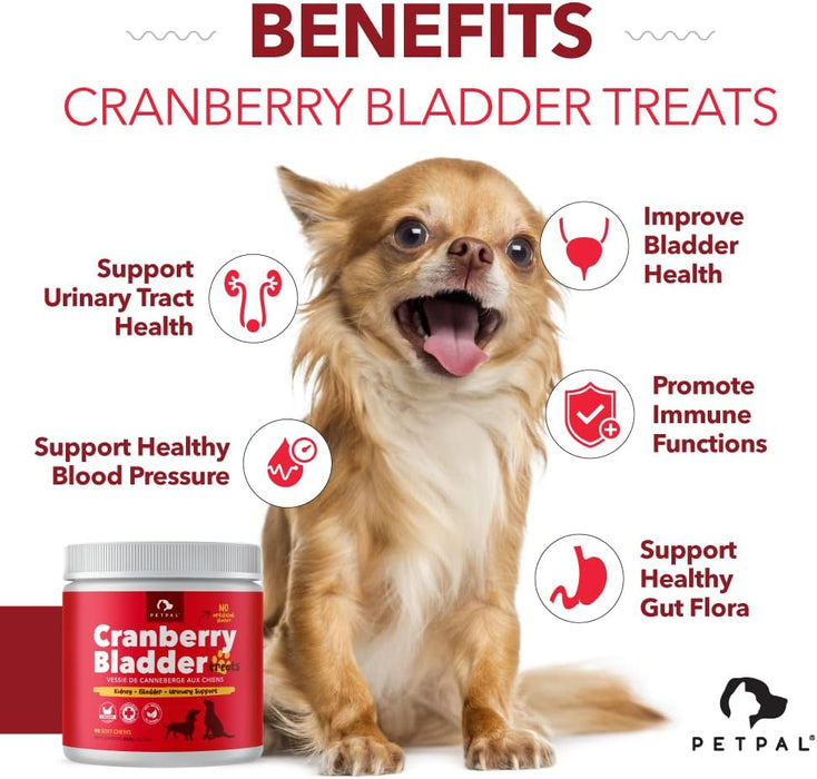 PetPal | Cranberry Bladder Soft Chew Treats for Dogs