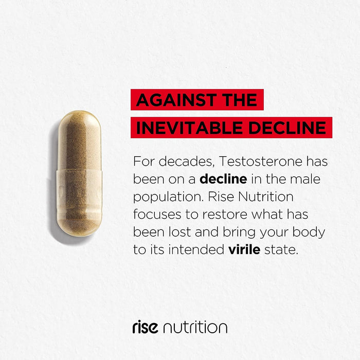 rise nutrition | Testosterone Booster with Maca & Tribulus