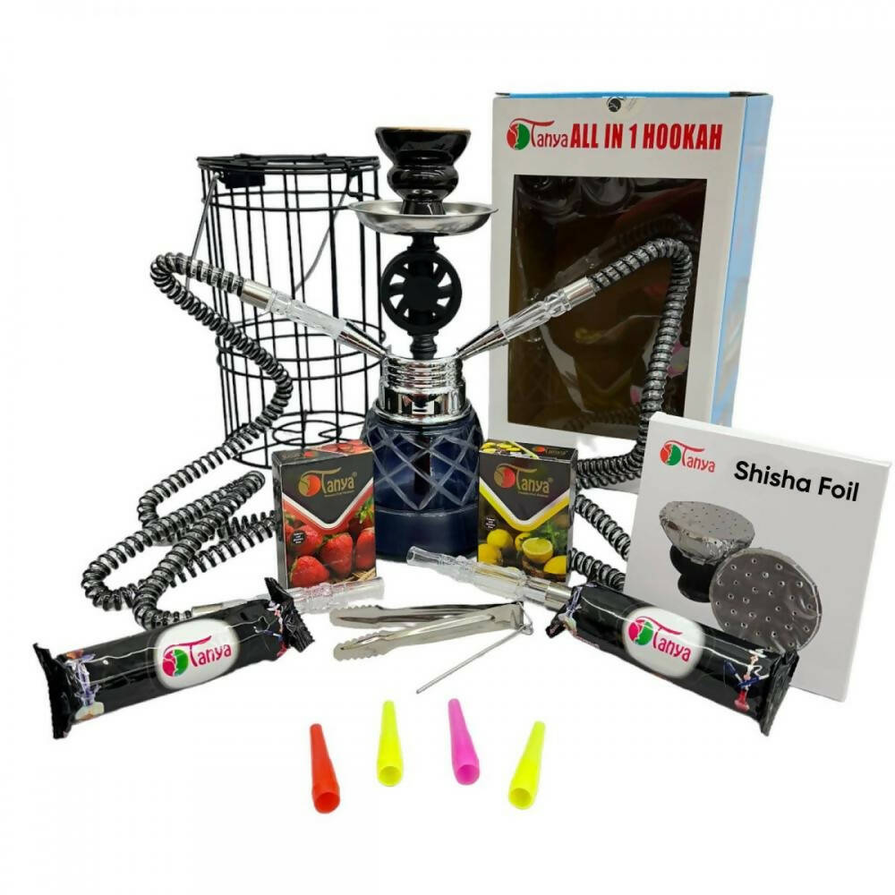 Tanya Hookah Kit Combo Cage Kit Hookah 2 Hose Inside A Cage — Bong ...