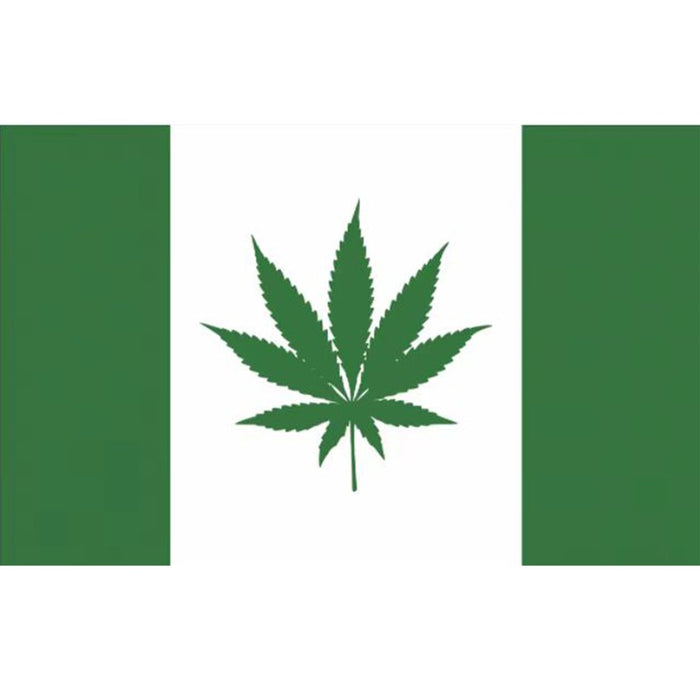 Digital Printed Marijuana Flag