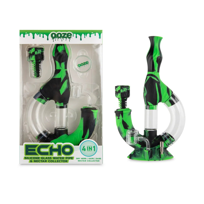 Ooze | Echo Silicone Water Pipe, Dab Rig & Dab Straw