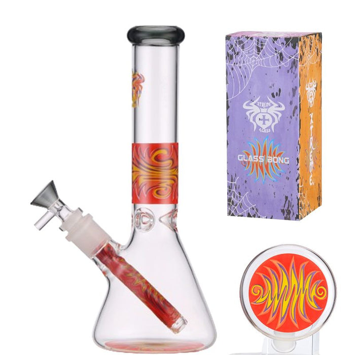 Xtreme | 10" Glass water bong [K4]