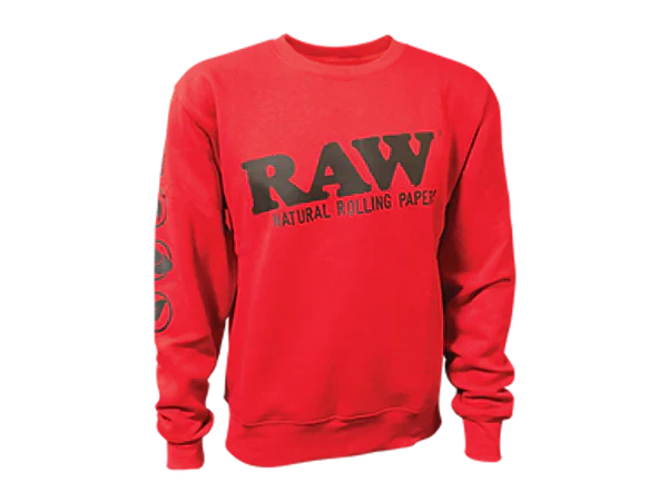 Raw | Crew Neck Red Sweatshirt