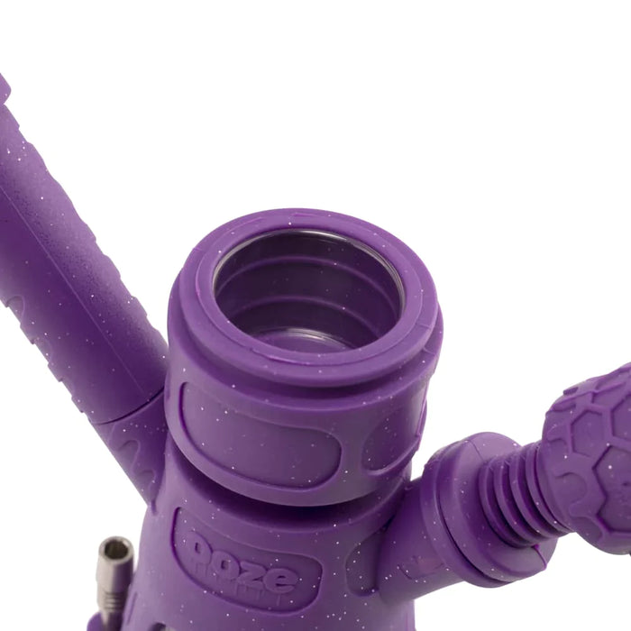 Ooze | Hyborg Silicone Glass 4-In-1 Hybrid Water Pipe And Dab Straw