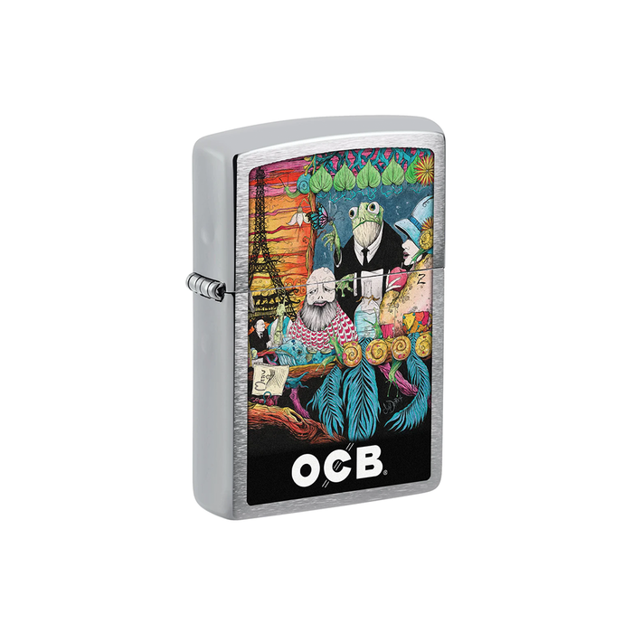 Zippo 200-110386 OCB Reg Chrome Cafe Culture