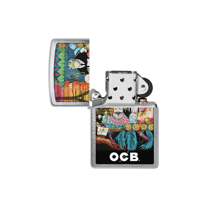 Zippo 200-110386 OCB Reg Chrome Cafe Culture