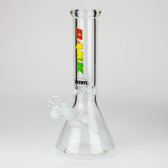 Dank -12" 7mm glass bong with Glitter Logo