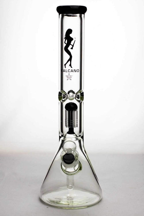 16" valcano 6 arms percolator 9 mm thick glass water bong- - One Wholesale