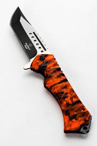 Snake Eye outdoor rescue hunting knife SE5004-Orange - One Wholesale