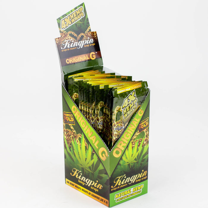 Kingpin Hemp Wraps-Original G - One Wholesale